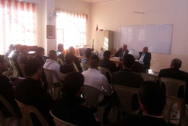 ندوة موسعة للطلبة ممثلي الشعب الدراسية في كليات الجامعة كافة 