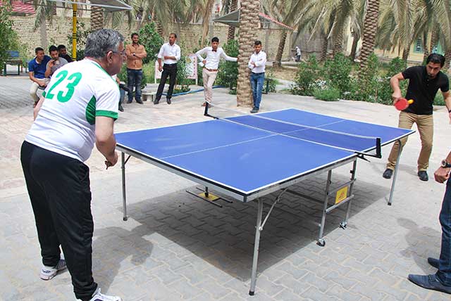 افتتاح بطولة الجامعة بتنس الطاولة