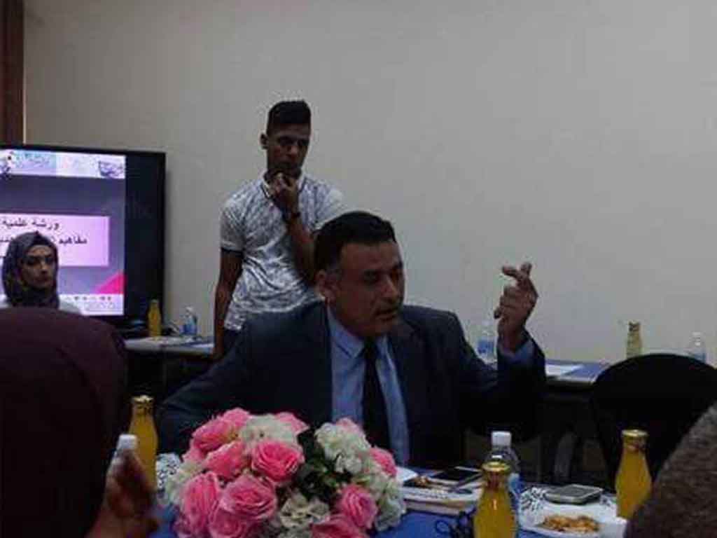 مشاركة رئيس قسم الصحافة في ورشة تناقش اشكالية المصطلحات