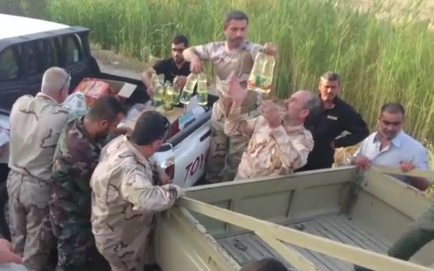 موكب جامعة أهل البيت عليهم السلام للدعم اللوجستي قاطع عمليات صلاح الدين