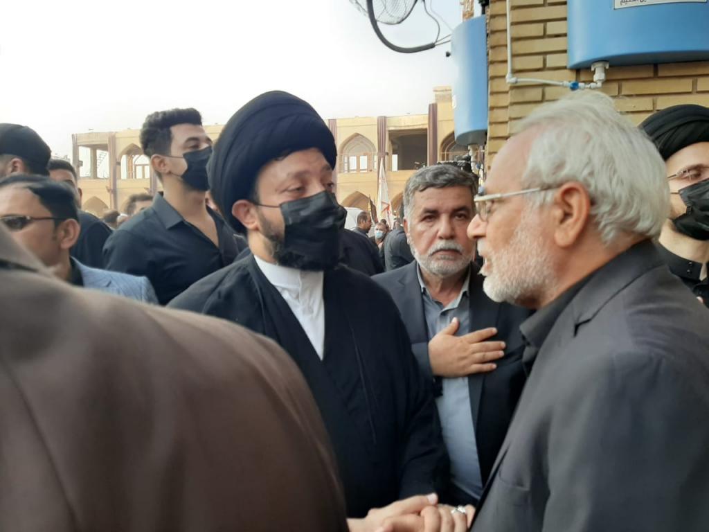 وفد الجامعة يقدم التعازي لعائلة المرجع الكبير اية الله العظمى السيد محمد سعيد الحكيم قدس سره