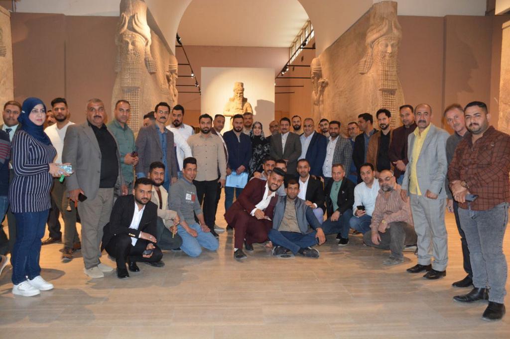 قسم السياحة الدينية في سفرة علمية الى المتحف الوطني العراقي