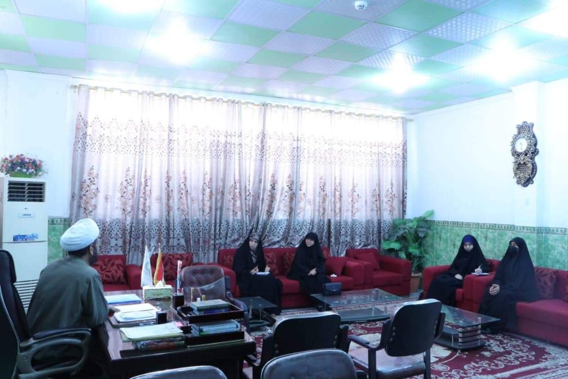 كلية العلوم الاسلامية تستقبل وفد من دار القرآن/ قسم النشاط النسوي التابع للعتبة الحسينية المقدسة