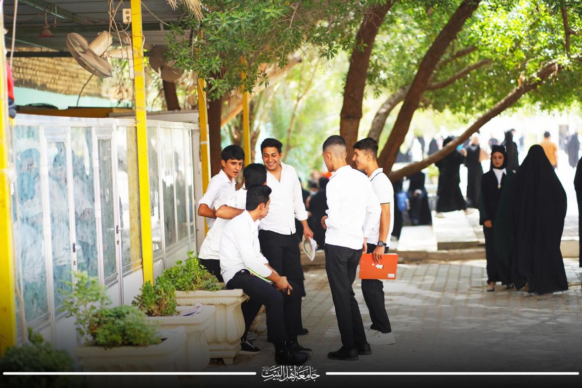 الامتحانات الوزارية الخاصة بطلاب السادس الاعدادي في جامعة اهل البيت عليهم السلام 