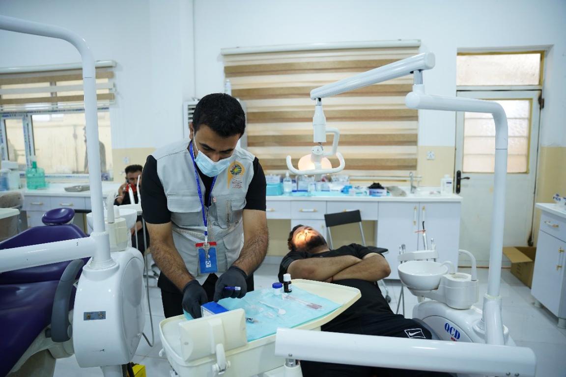 تقديم الخدمات الطبية والعلاج الطبيعي للزائرين