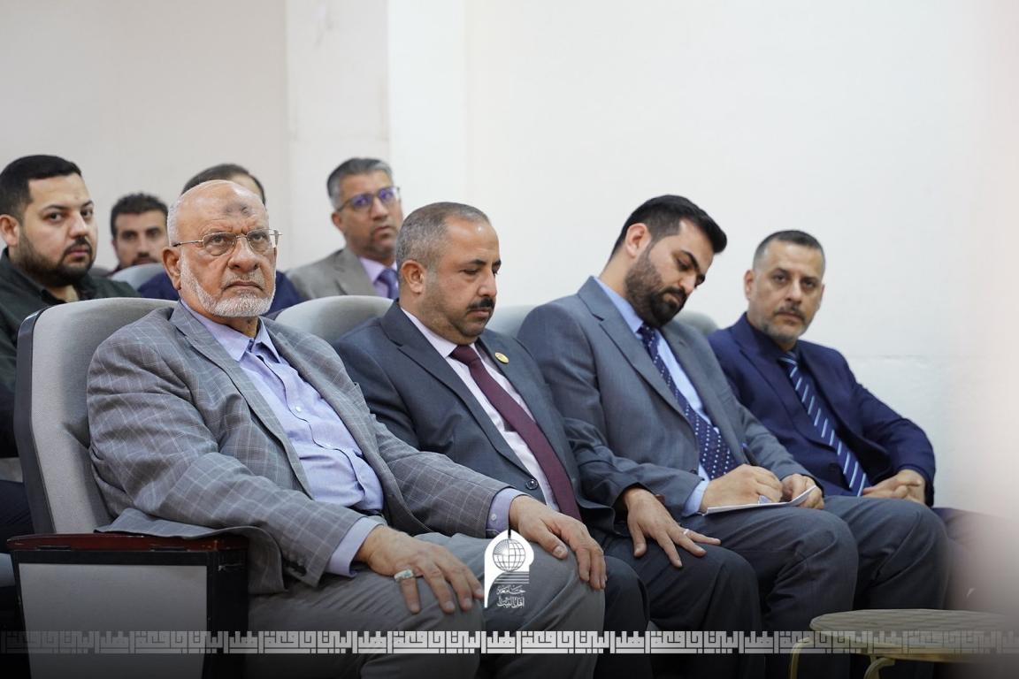 كلية الصيدلة في جامعة أهل البيت (ع) تنظم مهرجاناً علمياً لتعزيز الوعي الصحي